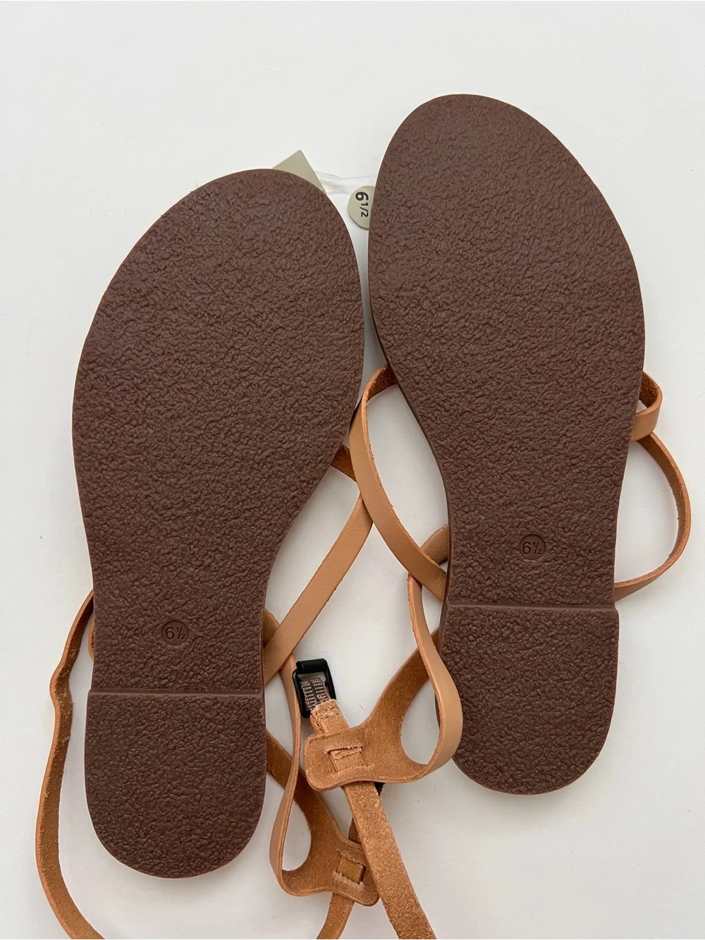 Madewell Boardwalk Skinny-Strap Sandal in Ashen Sand